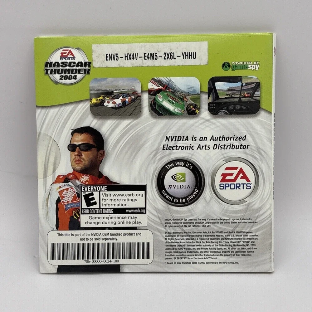 NASCAR Thunder 2004 Win Xp PC CD-ROM Game EA Sports Racing Simulation Tested!